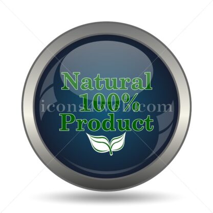 100 percent natural product icon for website – 100 percent natural product stock image - Icons for website
