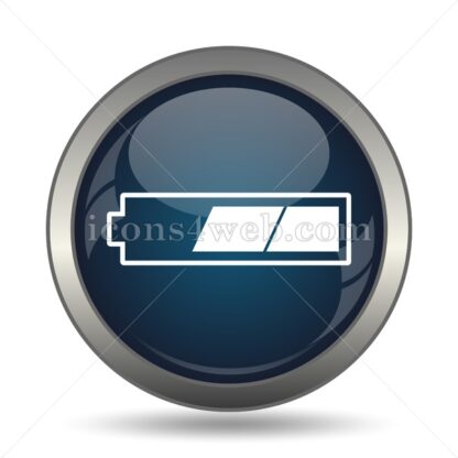 2 thirds charged battery icon for website – 2 thirds charged battery stock image - Icons for website