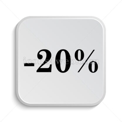 20 percent discount icon design – 20 percent discount button design. - Icons for website