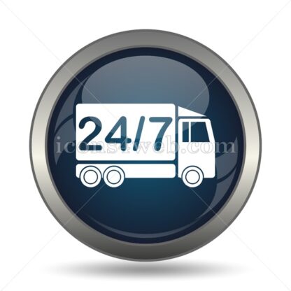 24 7 delivery truck icon for website – 24 7 delivery truck stock image - Icons for website