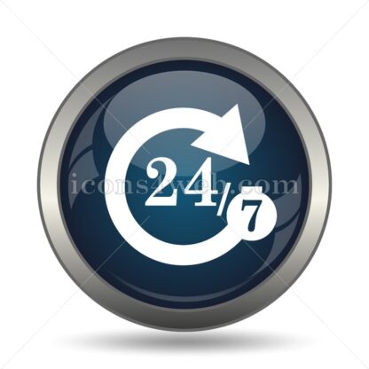 24/7 icon for website – 24/7 stock image - Icons for website