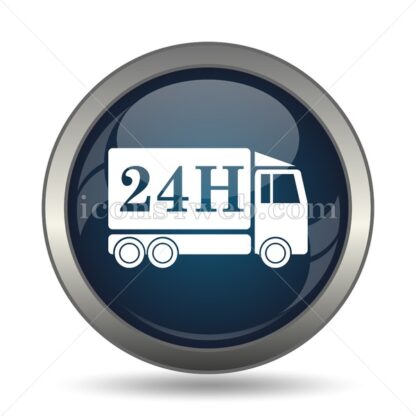 24H delivery truck icon for website – 24H delivery truck stock image - Icons for website