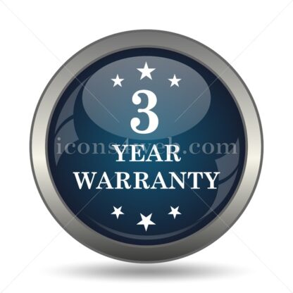 3 year warranty icon for website – 3 year warranty stock image - Icons for website