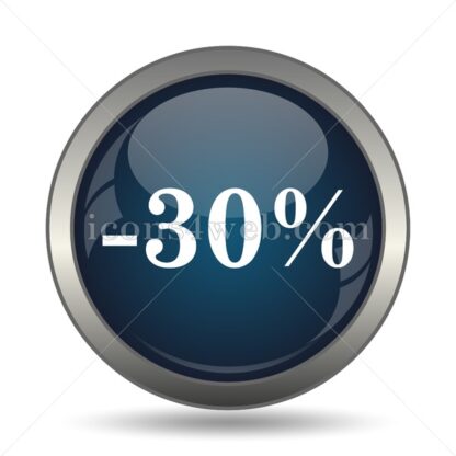 30 percent discount icon for website – 30 percent discount stock image - Icons for website