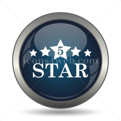 5 star icon for website – 5 star stock image - Icons for website