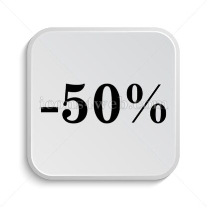 50 percent discount icon design – 50 percent discount button design. - Icons for website