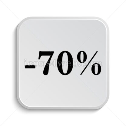 70 percent discount icon design – 70 percent discount button design. - Icons for website