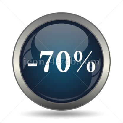 70 percent discount icon for website – 70 percent discount stock image - Icons for website