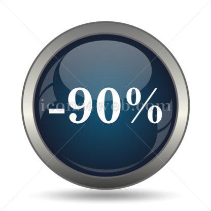 90 percent discount icon for website – 90 percent discount stock image - Icons for website