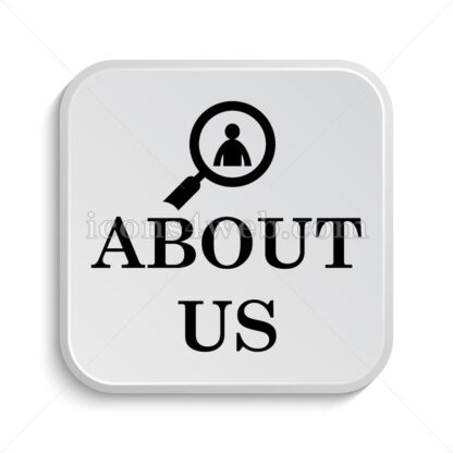 About us icon design – About us button design. - Icons for website