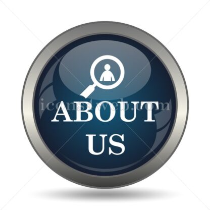About us icon for website – About us stock image - Icons for website