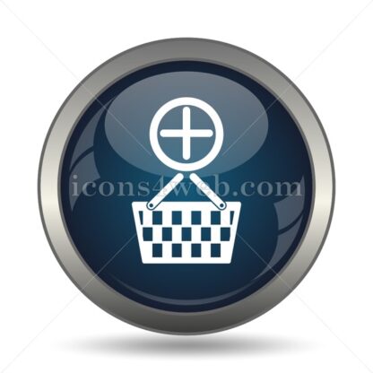 Add to basket icon for website – Add to basket stock image - Icons for website