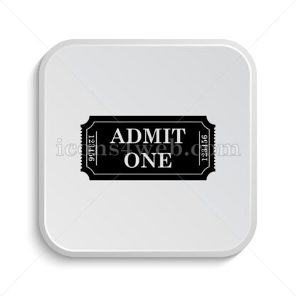 Admin one ticket icon design – Admin one ticket button design. - Icons for website