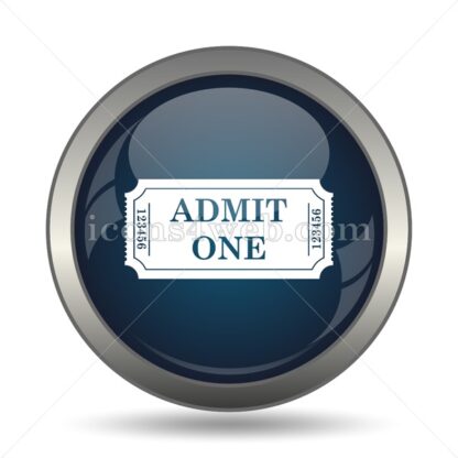 Admin one ticket icon for website – Admin one ticket stock image - Icons for website