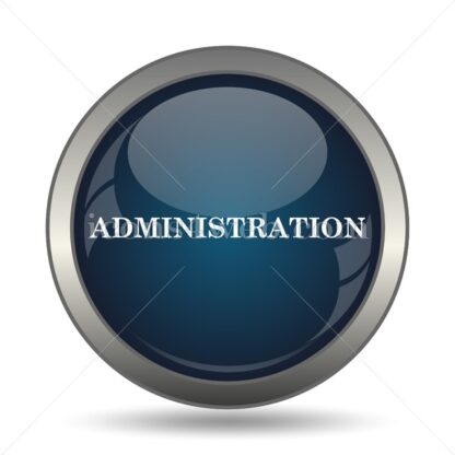 Administration icon for website – Administration stock image - Icons for website
