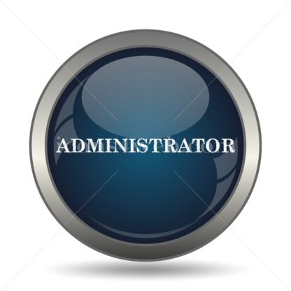 Administrator icon for website – Administrator stock image - Icons for website