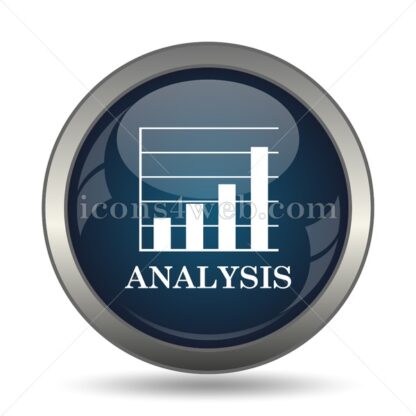Analysis icon for website – Analysis stock image - Icons for website
