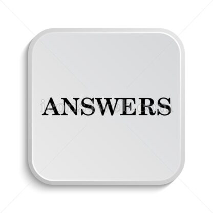 Answers icon design – Answers button design. - Icons for website