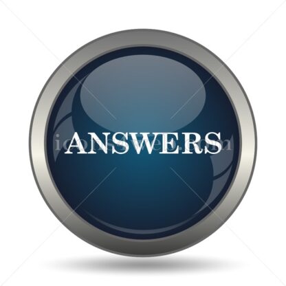 Answers icon for website – Answers stock image - Icons for website