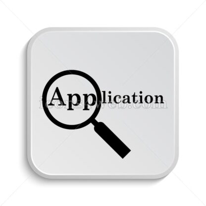 Application icon design – Application button design. - Icons for website
