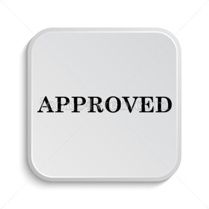 Approved icon design – Approved button design. - Icons for website