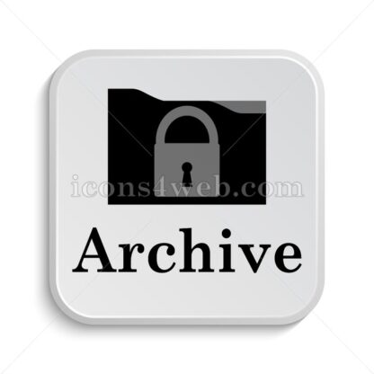 Archive icon design – Archive button design. - Icons for website
