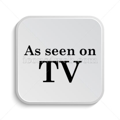 As seen on TV icon design – As seen on TV button design. - Icons for website