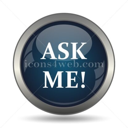 Ask me icon for website – Ask me stock image - Icons for website