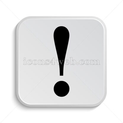 Attention icon design – Attention button design. - Icons for website
