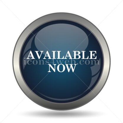 Available now icon for website – Available now stock image - Icons for website