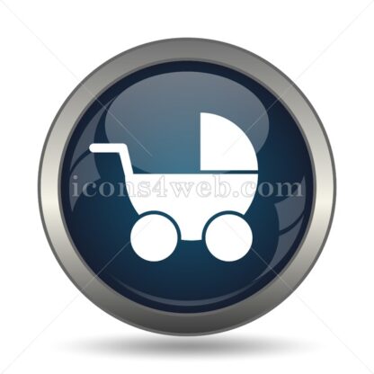 Baby carriage icon for website – Baby carriage stock image - Icons for website