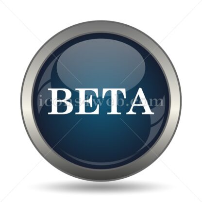 Beta icon for website – Beta stock image - Icons for website