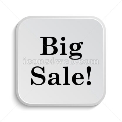 Big sale icon design – Big sale button design. - Icons for website
