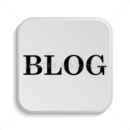 Blog text icon design – Blog text button design. - Icons for website