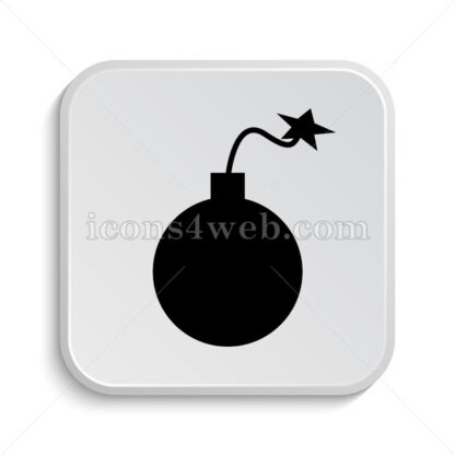 Bomb icon design – Bomb button design. - Icons for website