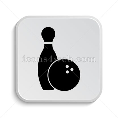 Bowling icon design – Bowling button design. - Icons for website