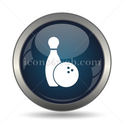 Bowling icon for website – Bowling stock image - Icons for website