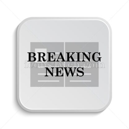 Breaking news icon design – Breaking news button design. - Icons for website