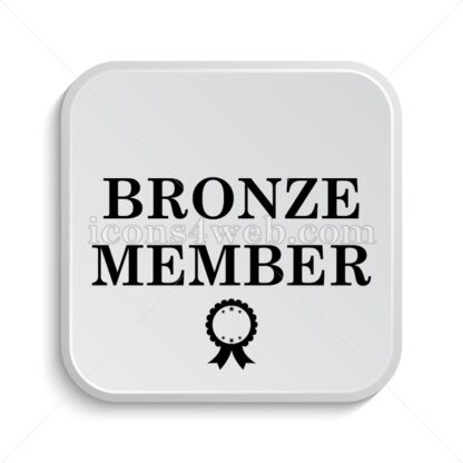 Bronze member icon design – Bronze member button design. - Icons for website
