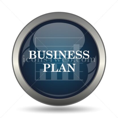Business plan icon for website – Business plan stock image - Icons for website
