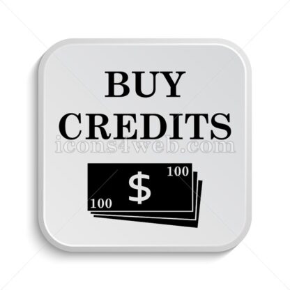 Buy credits icon design – Buy credits button design. - Icons for website