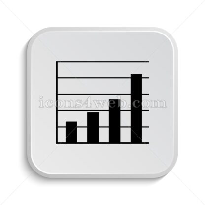 Chart bars icon design – Chart bars button design. - Icons for website