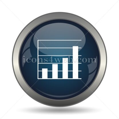 Chart bars icon for website – Chart bars stock image - Icons for website