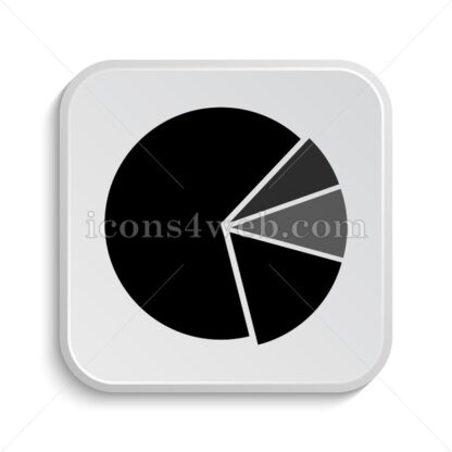 Chart pie icon design – Chart pie button design. - Icons for website