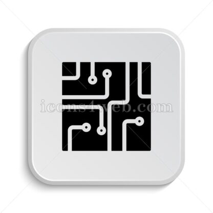 Circuit board icon design – Circuit board button design. - Icons for website