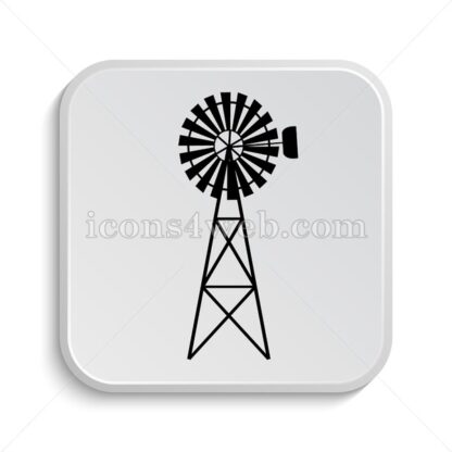 Classic windmill icon design – Classic windmill button design. - Icons for website