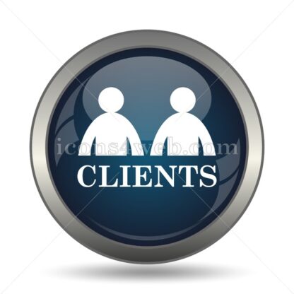 Clients icon for website – Clients stock image - Icons for website