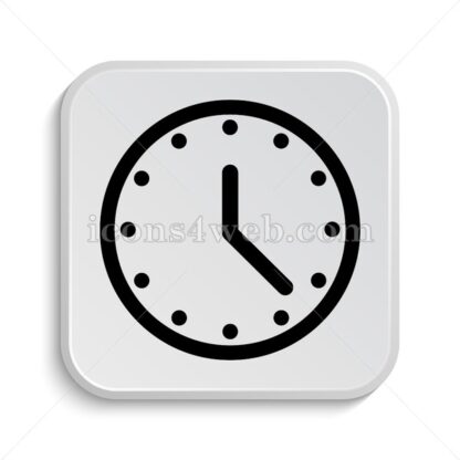 Clock icon design – Clock button design. - Icons for website