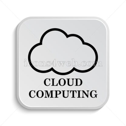 Cloud computing icon design – Cloud computing button design. - Icons for website