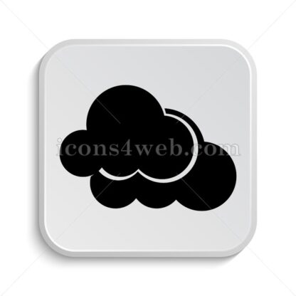 Clouds icon design – Clouds button design. - Icons for website